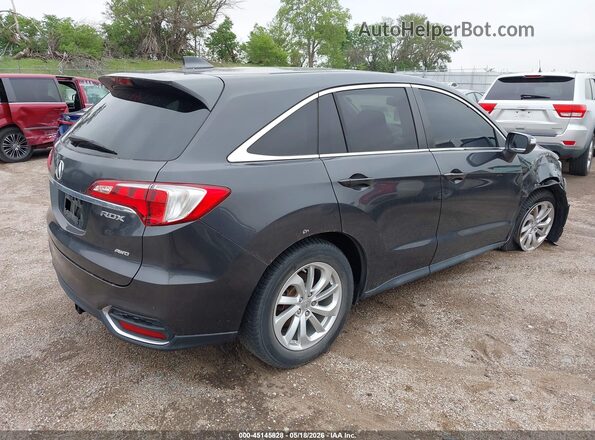 5J8TB4H36GL016355 2016 ACURA RDX Black Tył prawy