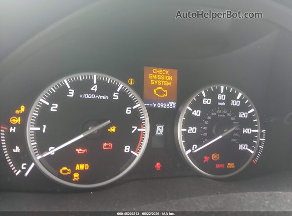 5J8TB4H50GL009077 2016 ACURA RDX Gray Հետևի նստատեղերի տեսք