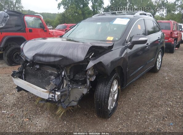 5J8TB4H50GL009077 2016 ACURA RDX Gray Առջևի ձախ երեք քառորդ տեսարան
