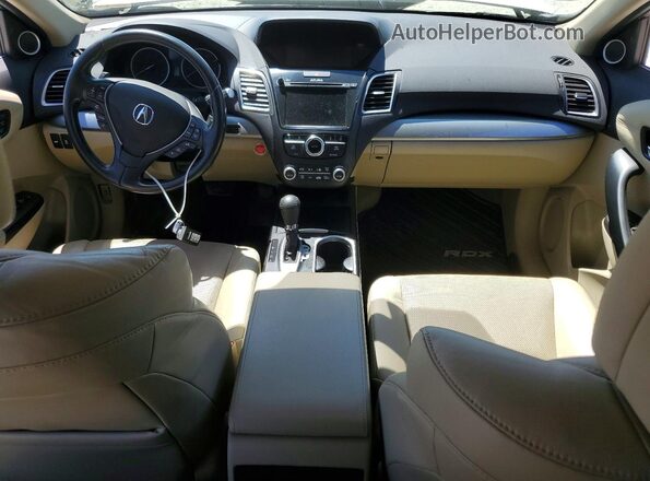 5J8TB4H58GL004502 2016 ACURA RDX White 