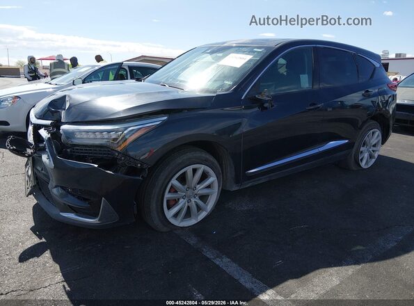 5J8TC1H30LL018379 2020 ACURA RDX Black წინა მარცხენა ხედი სამი მეოთხედიდან