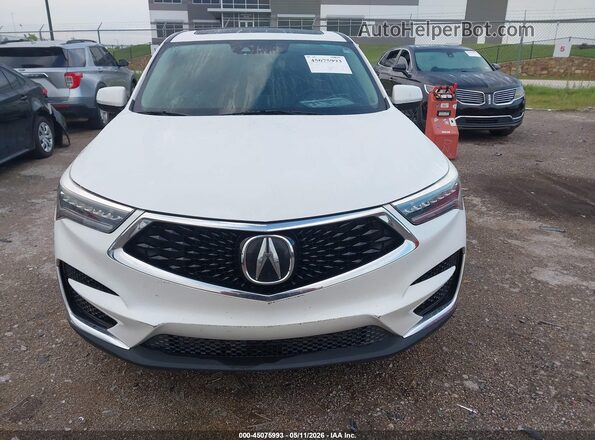 5J8TC1H36ML018131 2021 ACURA RDX White ხელსაწყოთა პანელის ხედი