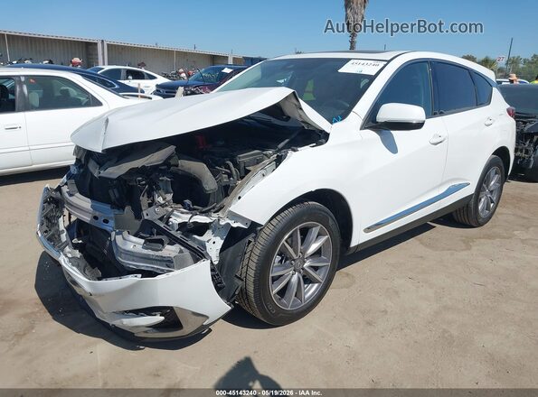 5J8TC1H50ML014304 2021 ACURA RDX White Vista tres cuartos delantera izquierda