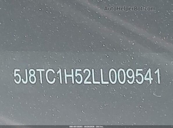 5J8TC1H52LL009541 2020 ACURA RDX Белый 