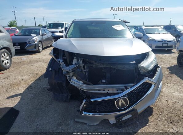 5J8TC1H54ML023636 2021 ACURA RDX Silver Instrument cluster view