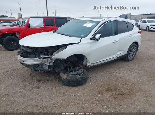 5J8TC1H55LL000381 2020 ACURA RDX White Vista tres cuartos delantera izquierda