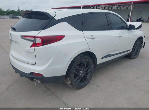 5J8TC1H64LL012319 2020 ACURA RDX White Trasero derecho