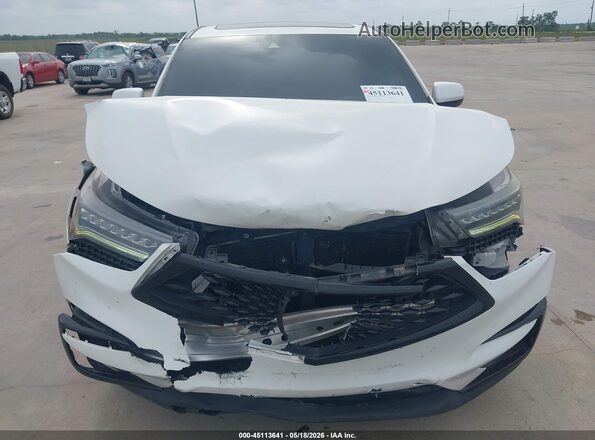 5J8TC1H64LL012319 2020 ACURA RDX White Vista del cuadro de instrumentos