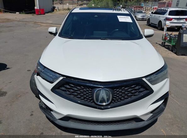 5J8TC1H64LL017293 2020 ACURA RDX White Вид щитка приладів