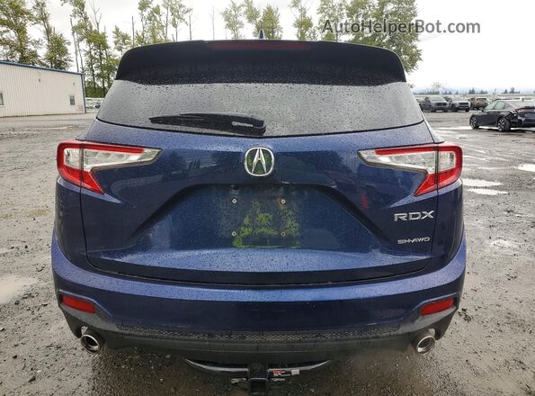 5J8TC2H30ML008135 2021 ACURA RDX Blue Widok z tyłu