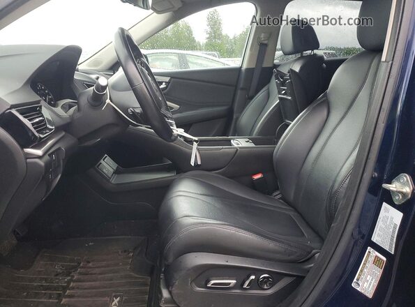 5J8TC2H30ML008135 2021 ACURA RDX Blue Widok wnętrza z przodu