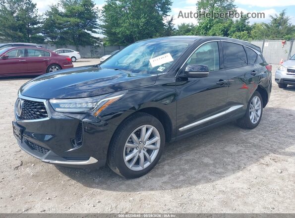 5J8TC2H38RL034991 2024 ACURA RDX Black Առջևի ձախ երեք քառորդ տեսարան