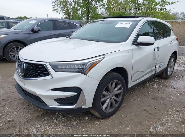 5J8TC2H39ML006089 2021 ACURA RDX White Vista tres cuartos delantera izquierda