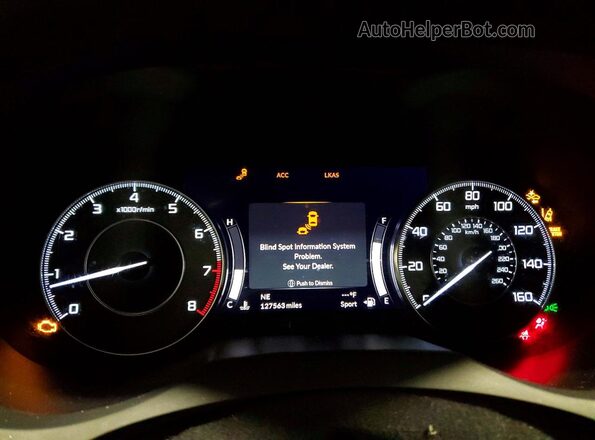 5J8TC2H50KL006884 2019 ACURA RDX Красный 