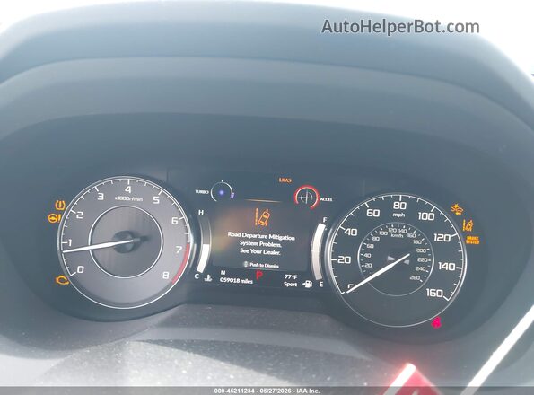 5J8TC2H51ML042182 2021 ACURA RDX Gray Widok tylnych siedzeń