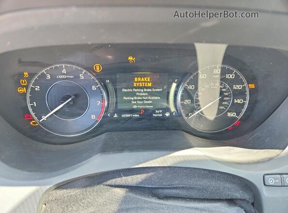 5J8TC2H51SL007252 2025 ACURA RDX Blue Widok zestawu wskaźników