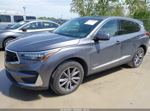 5J8TC2H52KL028451 2019 ACURA RDX Gray Передня ліва чверть