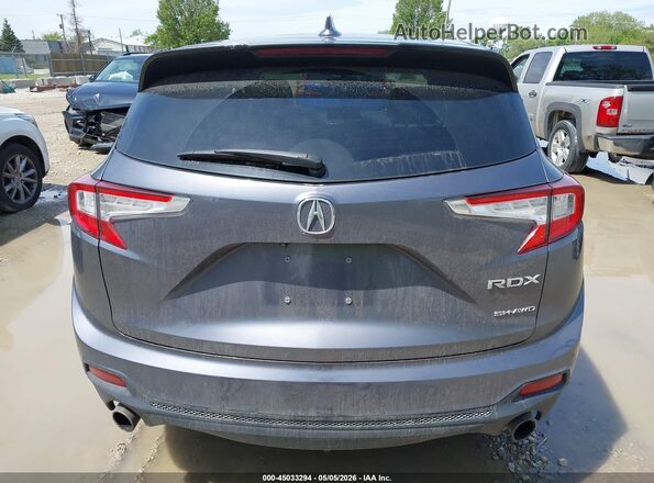 5J8TC2H52KL028451 2019 ACURA RDX Gray 