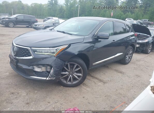 5J8TC2H54LL003603 2020 ACURA RDX Black Առջևի ձախ երեք քառորդ տեսարան