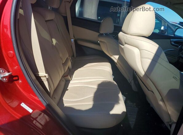 5J8TC2H54LL011765 2020 ACURA RDX Red Widok wnętrza z tyłu