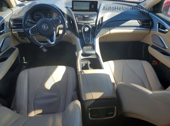 5J8TC2H54LL011765 2020 ACURA RDX Red Widok deski rozdzielczej