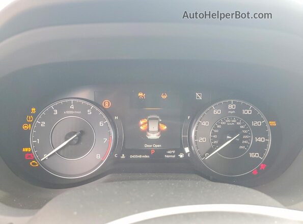 5J8TC2H56NL018087 2022 ACURA RDX Серый Вид щитка приборов