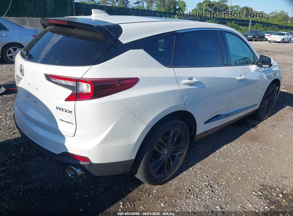 5J8TC2H60KL024388 2019 ACURA RDX White Trasero derecho