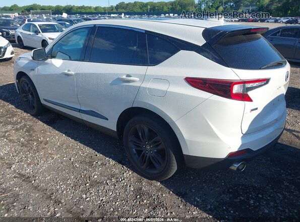 5J8TC2H60KL024388 2019 ACURA RDX White Trasero izquierdo