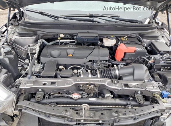 5J8TC2H60PL000129 2023 ACURA RDX Gray ძრავის განყოფილების ხედი