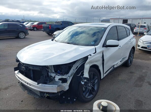 5J8TC2H63PL002702 2023 ACURA RDX White Առջևի ձախ երեք քառորդ տեսարան