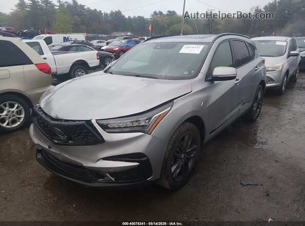 5J8TC2H68LL041683 2020 ACURA RDX Silver Vista tres cuartos delantera izquierda