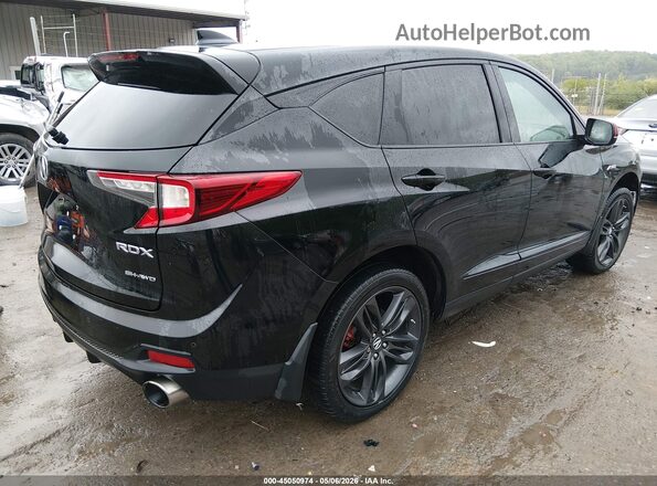 5J8TC2H68ML807641 2021 ACURA RDX Black Задня права чверть