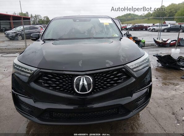5J8TC2H68ML807641 2021 ACURA RDX Black Вид задньої частини салону