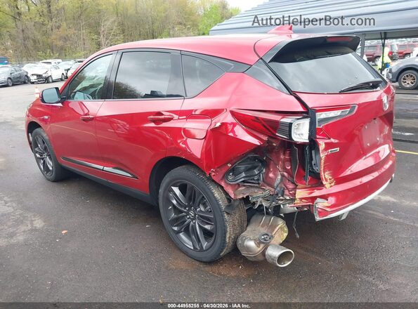 5J8TC2H69LL028456 2020 ACURA RDX Red Trasero izquierdo