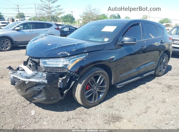 5J8TC2H69LL037724 2020 ACURA RDX Black Przód lewy