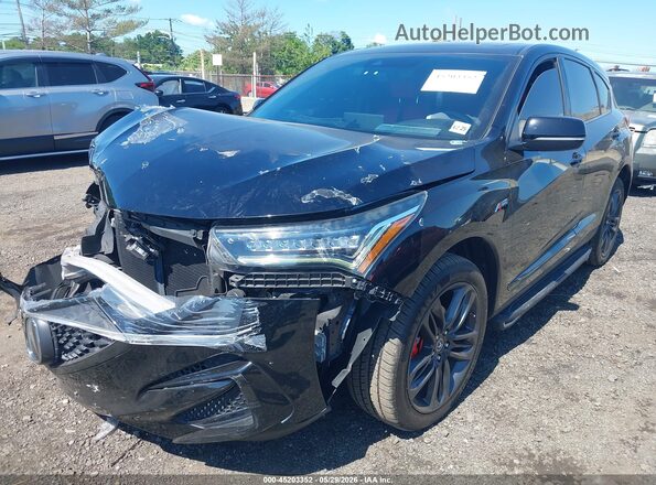 5J8TC2H69LL037724 2020 ACURA RDX Black Widok z przodu