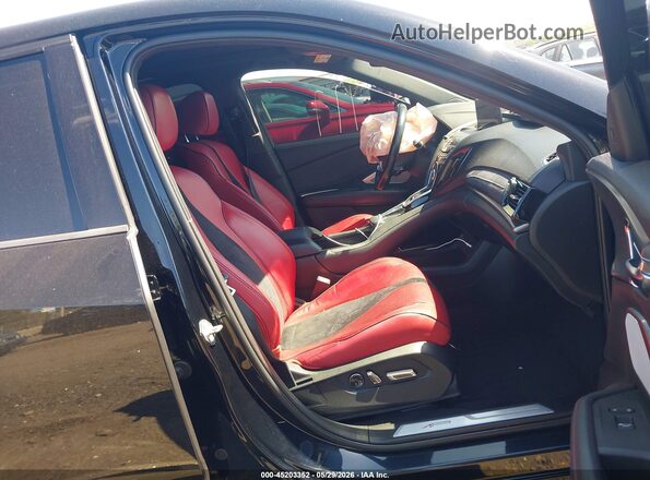 5J8TC2H69LL037724 2020 ACURA RDX Black Widok wnętrza z przodu
