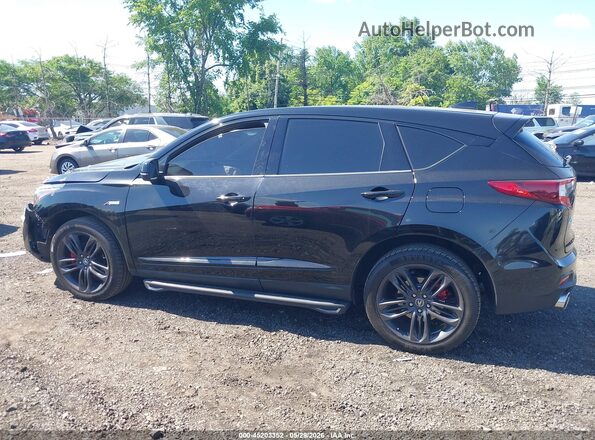 5J8TC2H69LL037724 2020 ACURA RDX Black Widok wnętrza 360 stopni
