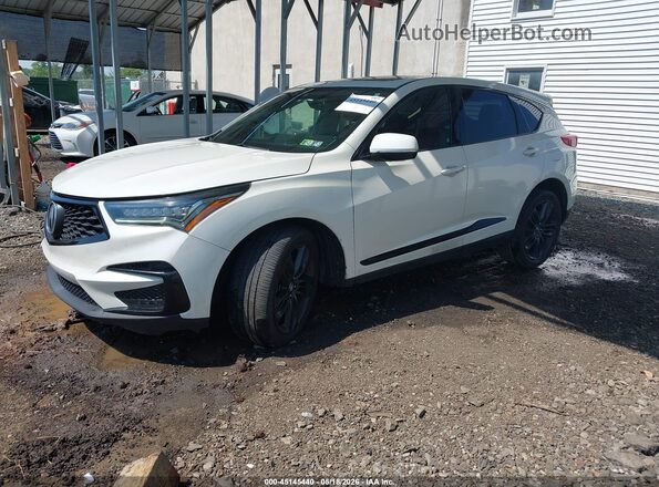 5J8TC2H6XKL024396 2019 ACURA RDX White Vista tres cuartos delantera izquierda