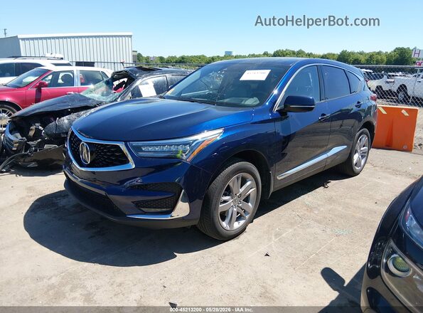 5J8TC2H72ML008737 2021 ACURA RDX Blue Front left