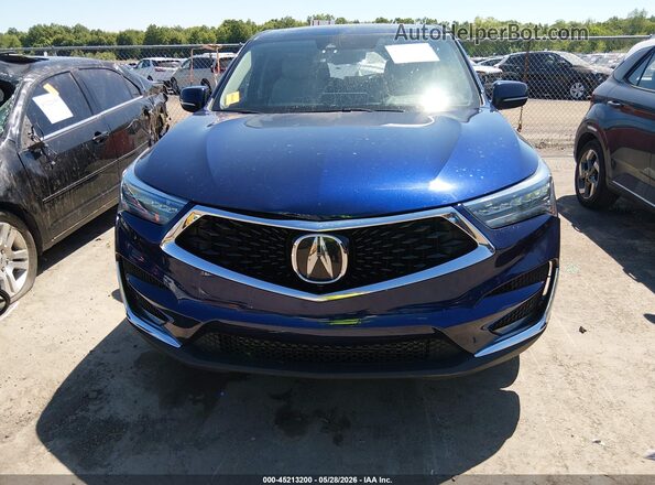5J8TC2H72ML008737 2021 ACURA RDX Blue Rear interior view