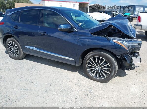5J8TC2H75SL007398 2025 ACURA RDX Navy წინა მარცხენა ხედი სამი მეოთხედიდან
