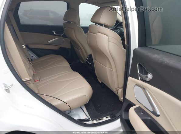 5J8TC2H7XLL030516 2020 ACURA RDX White VIN კოდის სტიკერის ხედი