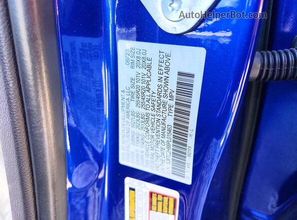 5J8TC2H88PL015463 2023 ACURA RDX Синий Вид подкапотного пространства
