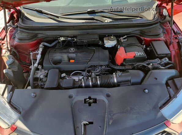 5J8TC2H89NL015498 2022 ACURA RDX Red ძრავის განყოფილების ხედი
