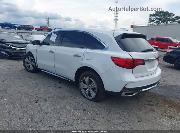 5J8YD3H3XLL014161 2020 ACURA MDX White უკანა მარცხენა