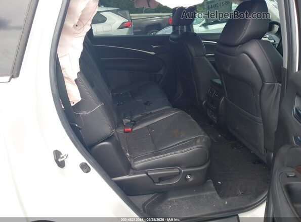 5J8YD3H3XLL014161 2020 ACURA MDX White VIN კოდის სტიკერის ხედი