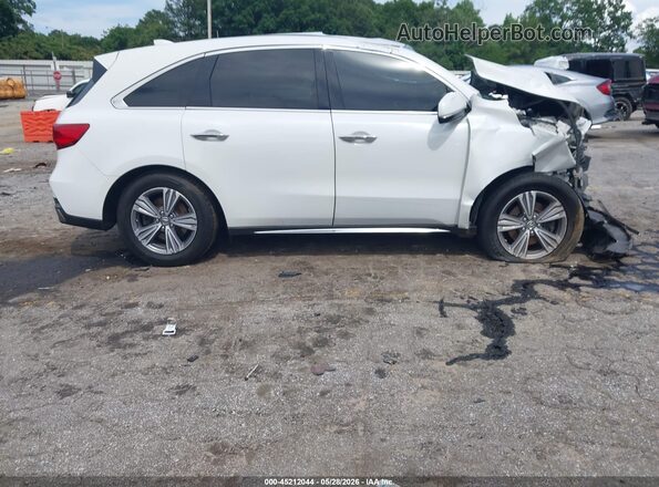 5J8YD3H3XLL014161 2020 ACURA MDX White უკანა სალონის ხედი