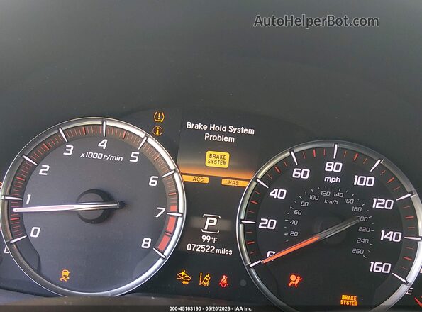 5J8YD4H05LL034989 2020 ACURA MDX Gray 