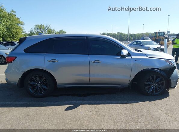 5J8YD4H05LL034989 2020 ACURA MDX Gray Rear interior view